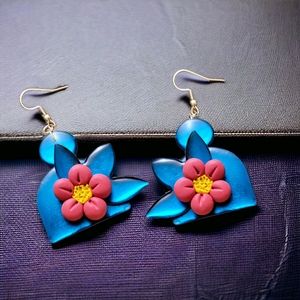 Floral Resin Earrings